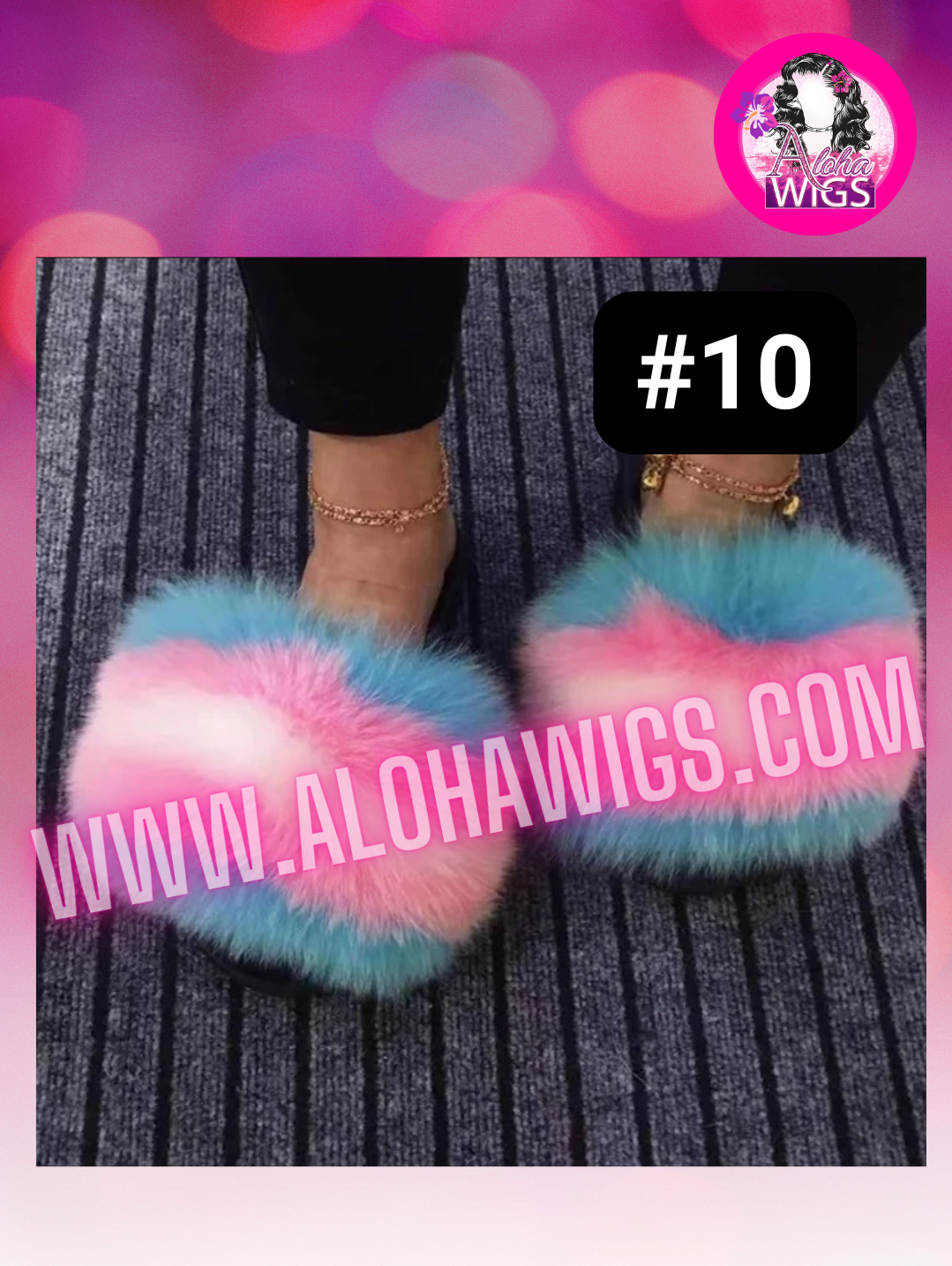 Faux Fur Fuzzy Slippers