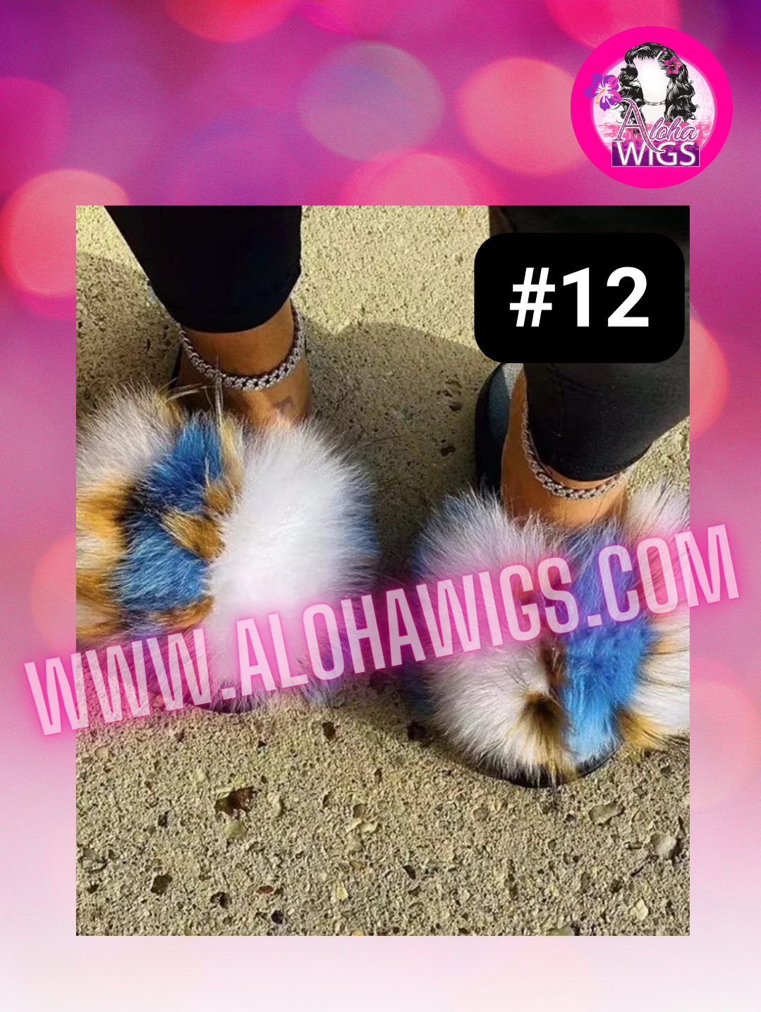 Faux Fur Fuzzy Slippers