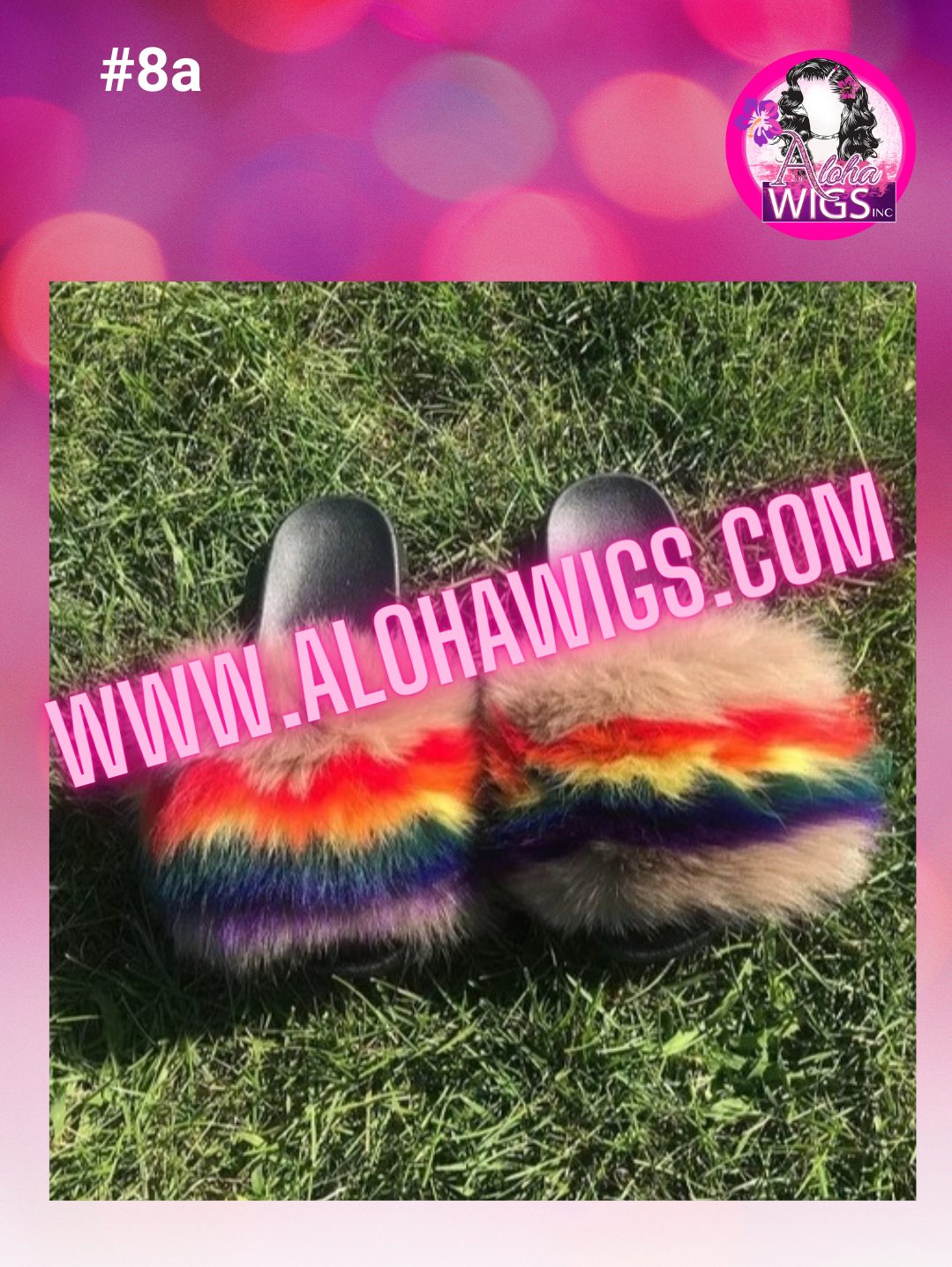 Aloha Faux Fur Slides