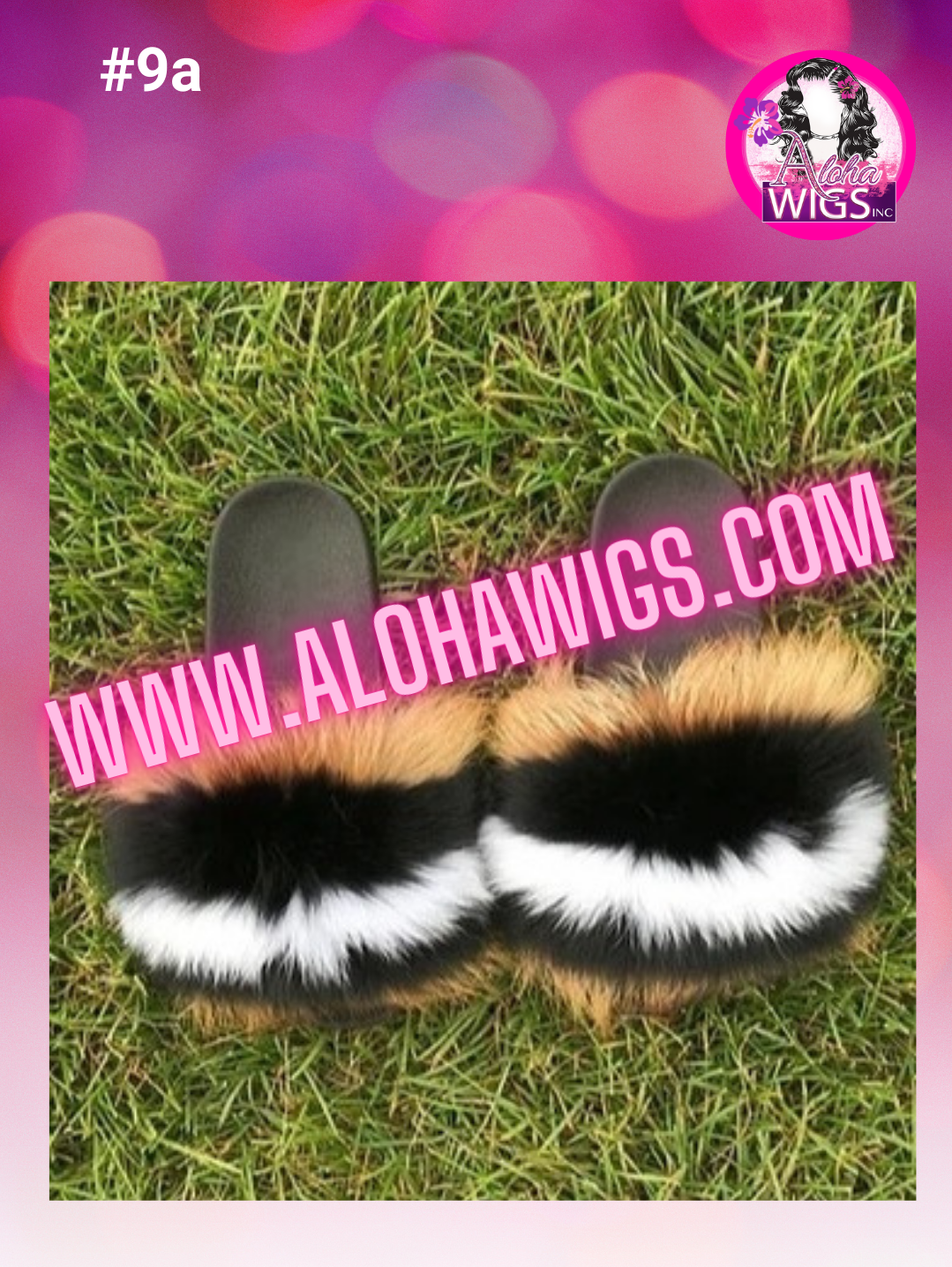 Aloha Faux Fur Slides