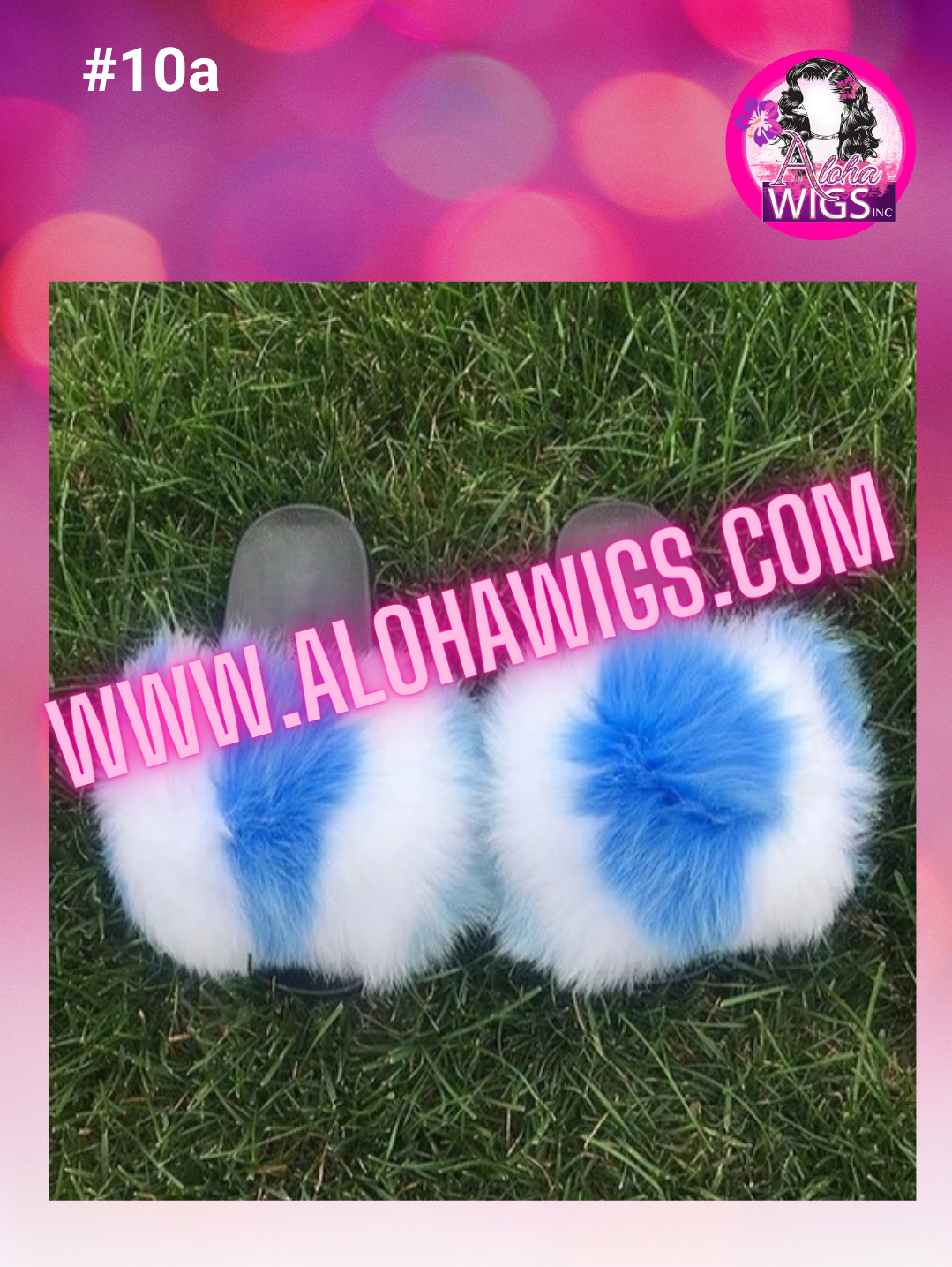 Aloha Faux Fur Slides