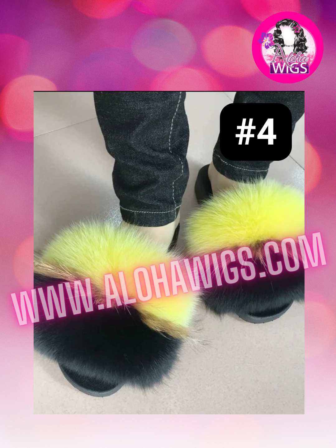 Faux Fur Fuzzy Slippers