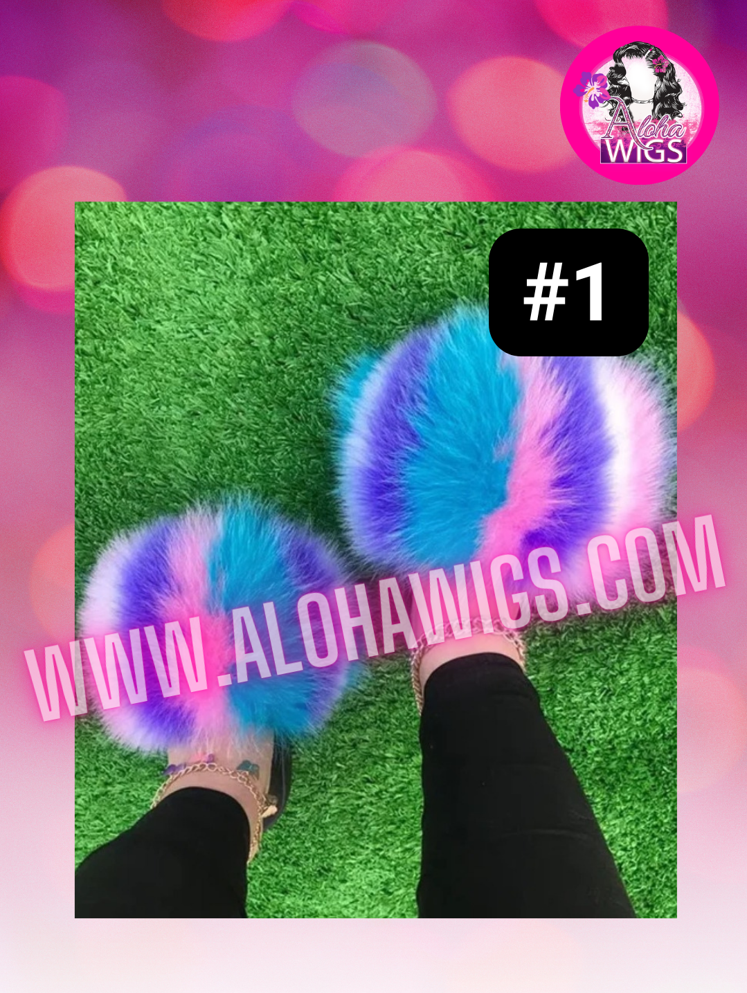 Faux Fur Fuzzy Slippers