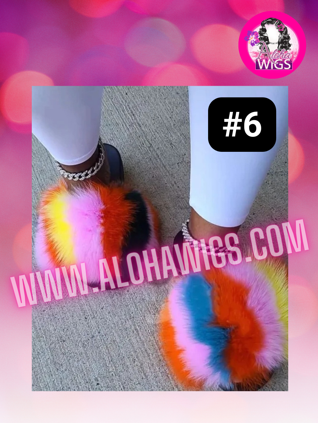 Faux Fur Fuzzy Slippers