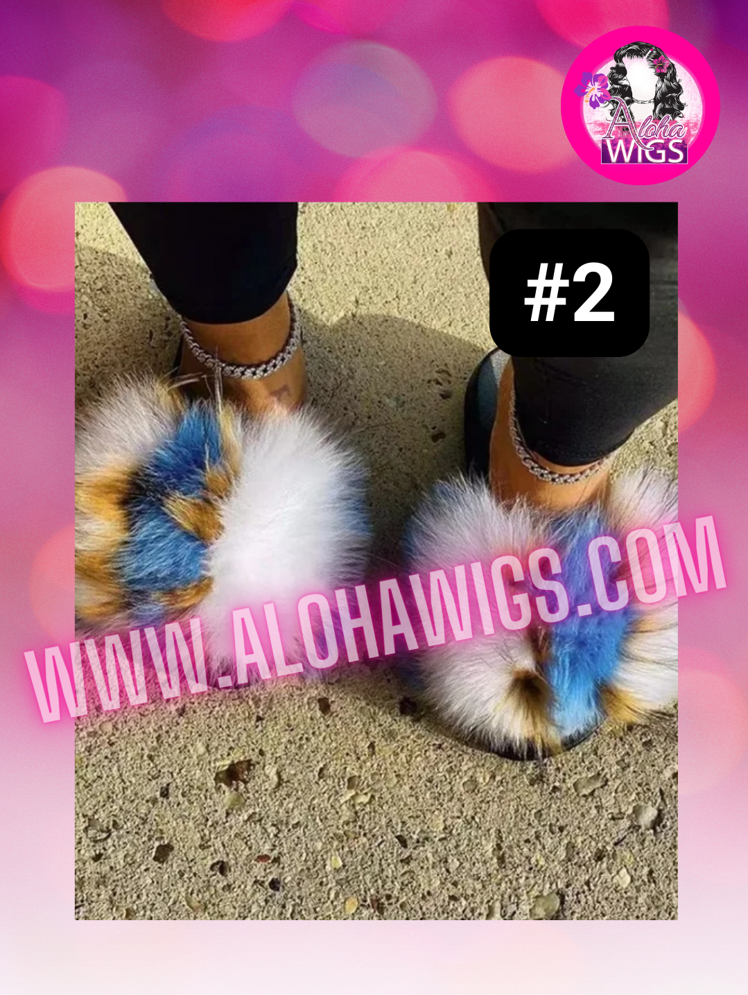 Faux Fur Fuzzy Slippers