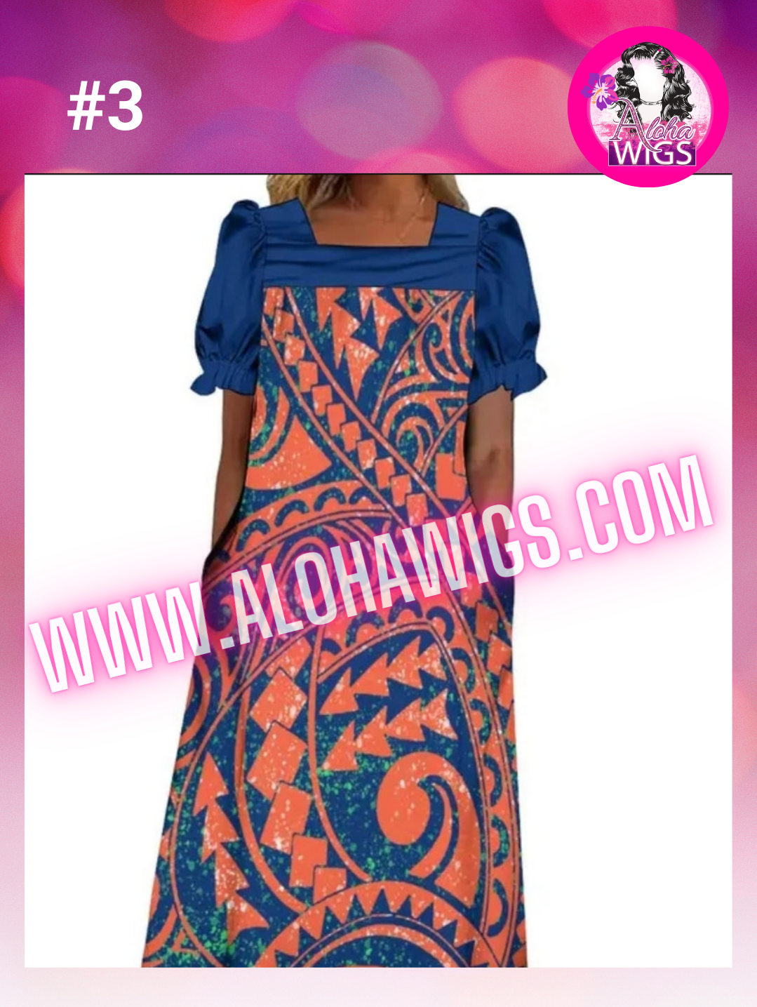 Tribal Ruffle arm dress