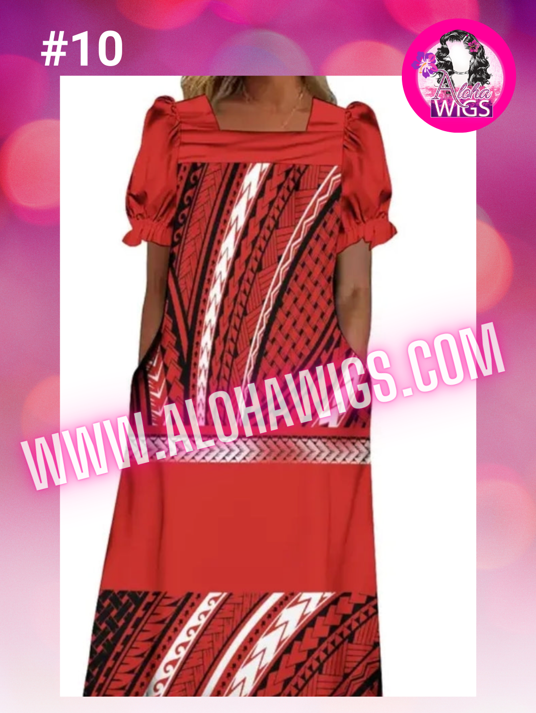 Tribal Ruffle arm dress