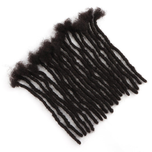 0.2cm Interlocs Human Hair with Curly Ends (20 Locs Per Bundle)