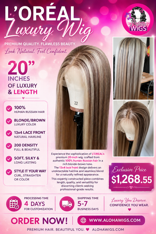 L'oreal 20inch (Top Quality) 200DENSITY