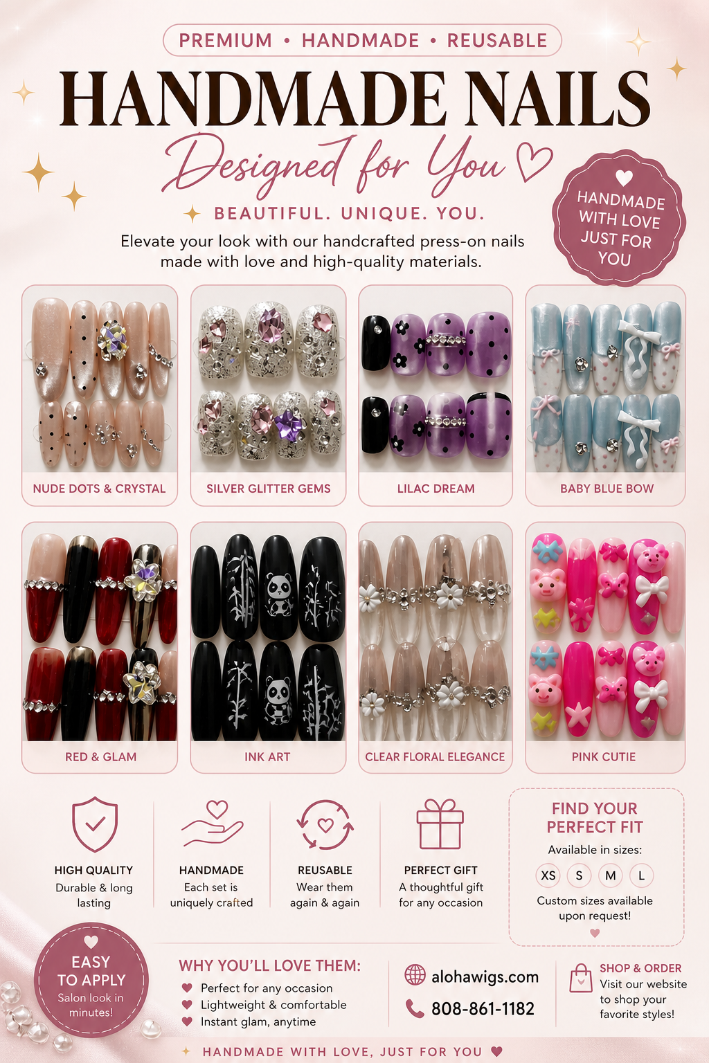 15 pairs press on Nails 💅