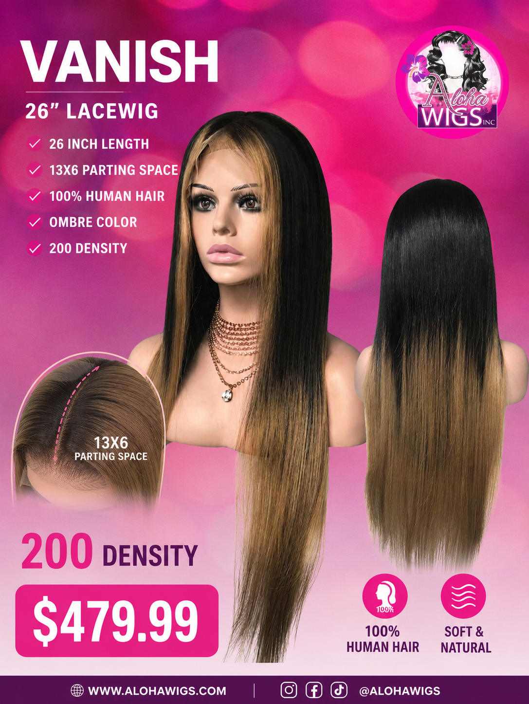 Vanish 26inch (Human)MLD 200 DENSITY